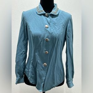 Vintage Women’s New Frontier Western Shirt, Size Small, fitted